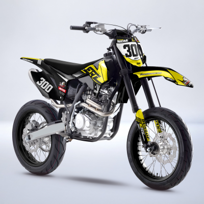 Crz erz 250cc pro stripe jaune