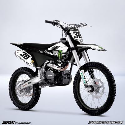 Smx thunder 250cc monster blanc