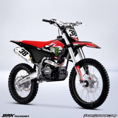 Smx thunder 250cc rouge front